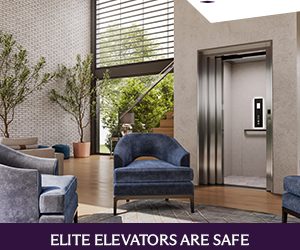 Elite elevators are safe and smooth to experience.