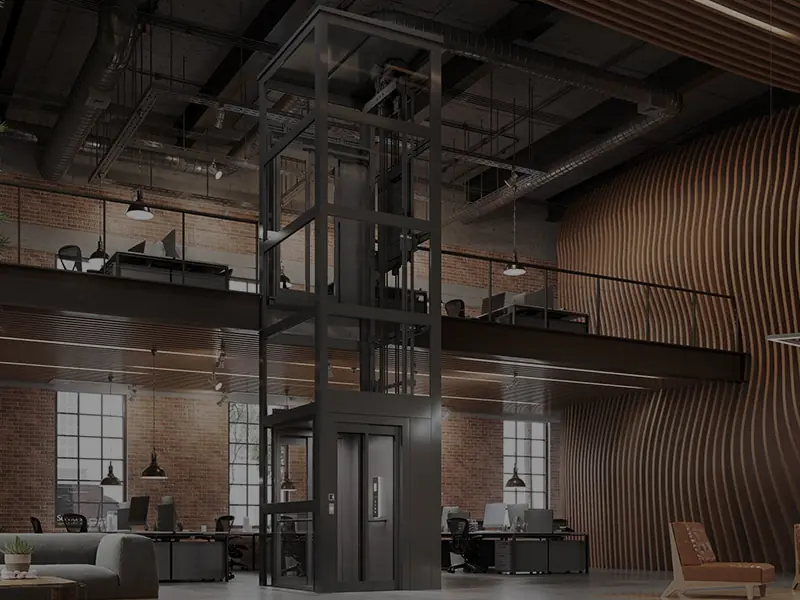 E300 Gearless Cogbelt Lift