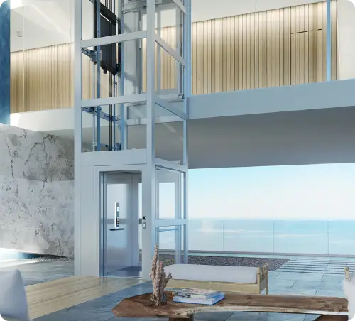 Smart cog belt home elevators
