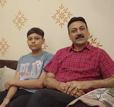Family enjoying their new residential elevator by Elite Elevators