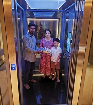 handover home elevator in banglore - Elite Elevators