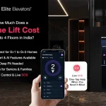 home lift costs for 2 to 4 floors in India