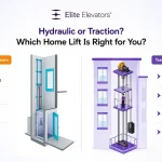 traction vs hydraulic home elevators - Elite Elevators