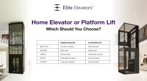 home elevator vs platform lifts - Elite Elevators